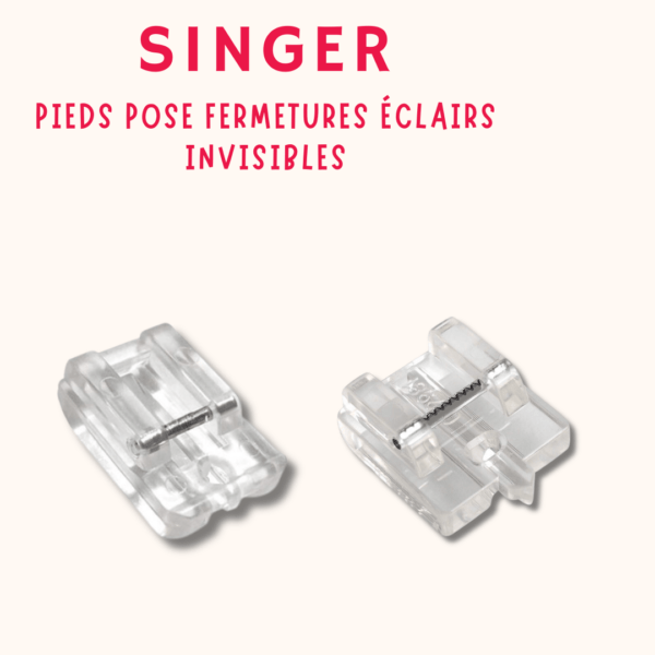 Pieds fermetures invisibles série - Photo site singer