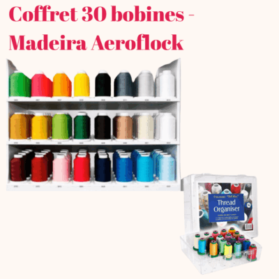 Coffret Madeira Aeroflock – 30 bobines