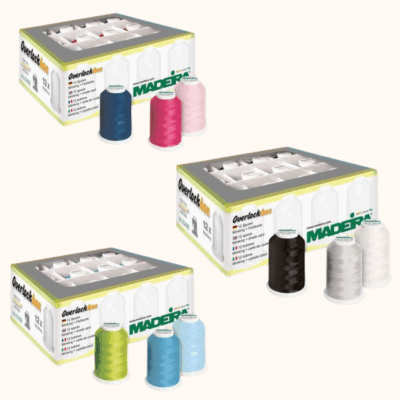 Coffret fils surjeteuse – Madeira Aerolockbox 3 couleurs
