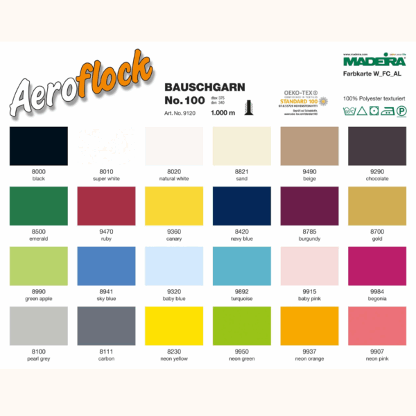 Fils mousse surjeteuse – Madeira Aeroflock UNI – Image 2