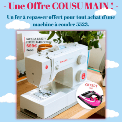 Machine à coudre Supera 5523  + fer STI-1740 offert